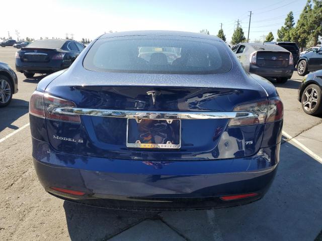 5YJSA1E17HF185576 - 2017 TESLA MODEL S BLUE photo 6