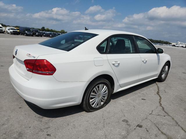 1VWAS7A39EC025692 - 2014 VOLKSWAGEN PASSAT S WHITE photo 3