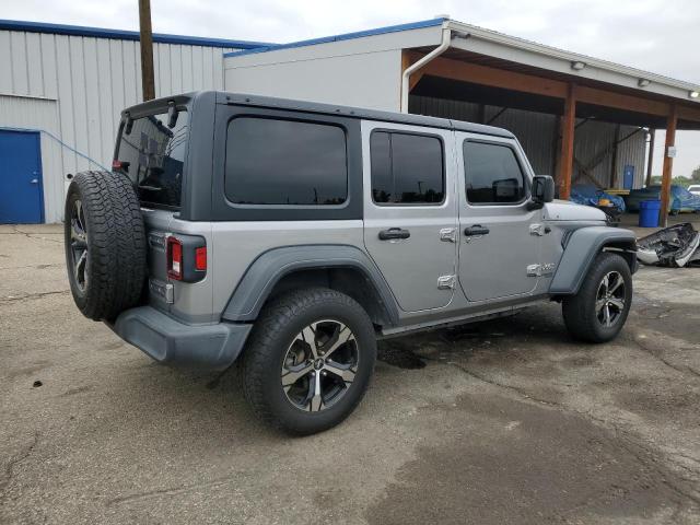 1C4HJXDG3JW112922 - 2018 JEEP WRANGLER UNLIMITED SPORT Silber Foto 3