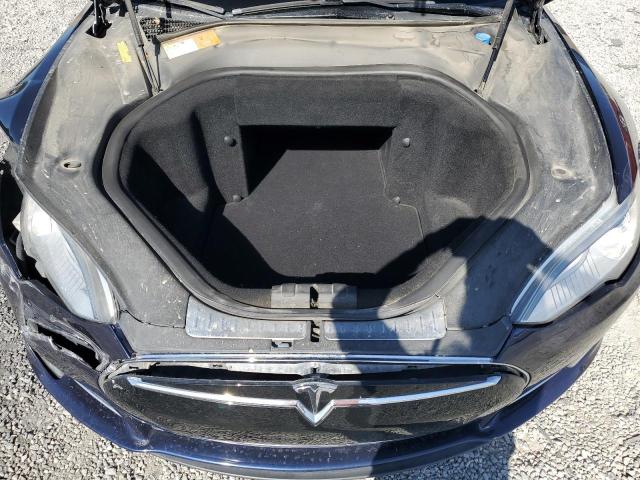 5YJSA1DP1DFP13998 - 2013 TESLA MODEL S Կապույտ լուսանկար 11