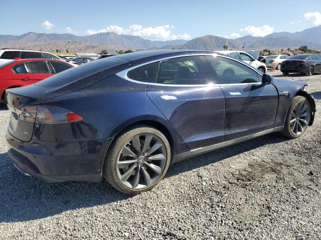 5YJSA1DP1DFP13998 - 2013 TESLA MODEL S Կապույտ լուսանկար 3
