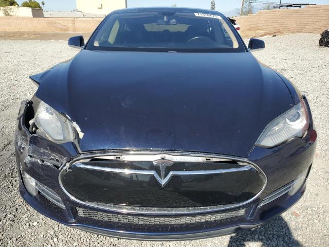 5YJSA1DP1DFP13998 - 2013 TESLA MODEL S Կապույտ լուսանկար 5