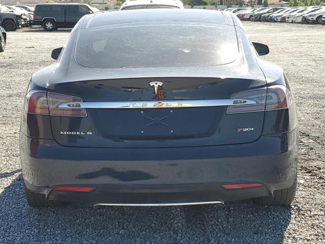 5YJSA1DP1DFP13998 - 2013 TESLA MODEL S Կապույտ լուսանկար 6