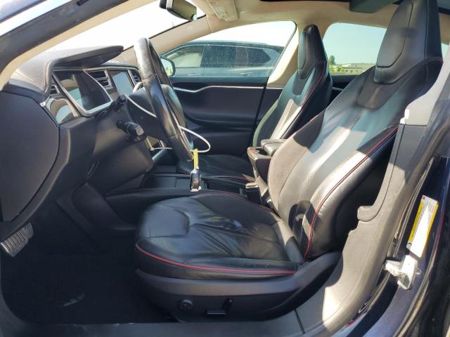 5YJSA1DP1DFP13998 - 2013 TESLA MODEL S Կապույտ լուսանկար 7