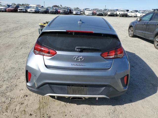 KMHTG6AF5KU016734 - 2019 HYUNDAI VELOSTER BASE SILVER photo 6