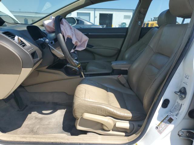 2HGFA16988H502931 - 2008 HONDA CIVIC EXL WHITE photo 7
