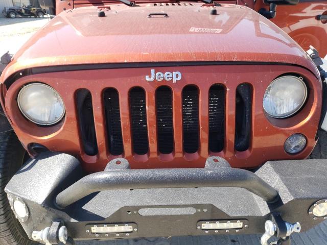 1C4BJWDG1EL264415 - 2014 JEEP WRANGLER U SPORT ORANGE photo 11