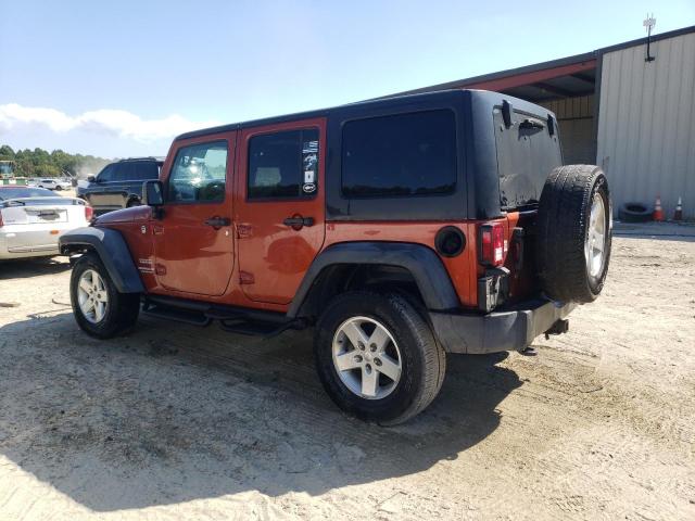 1C4BJWDG1EL264415 - 2014 JEEP WRANGLER U SPORT ORANGE photo 2