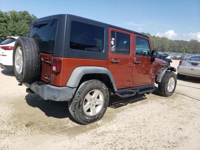 1C4BJWDG1EL264415 - 2014 JEEP WRANGLER U SPORT ORANGE photo 3