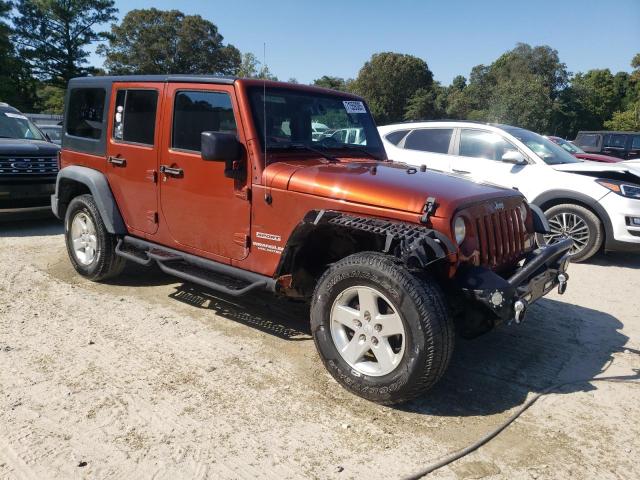 1C4BJWDG1EL264415 - 2014 JEEP WRANGLER U SPORT ORANGE photo 4