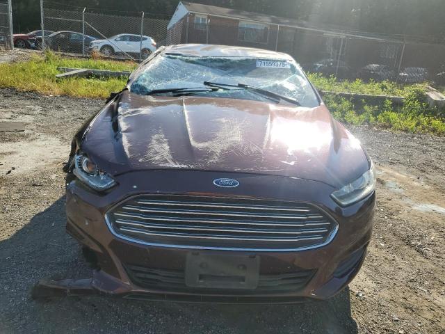 3FA6P0HR0DR382907 - 2013 FORD FUSION SE ბურგუნდია ფოტო 5