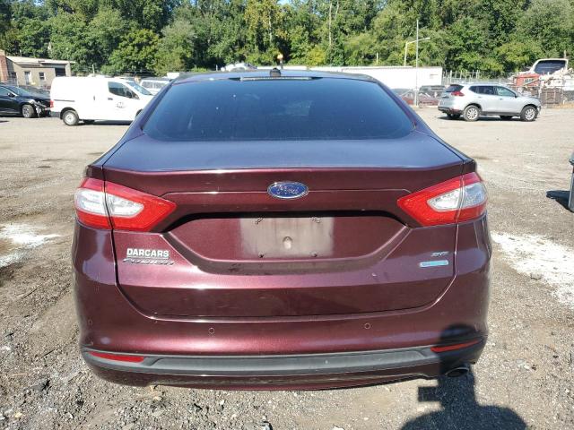 3FA6P0HR0DR382907 - 2013 FORD FUSION SE ბურგუნდია ფოტო 6