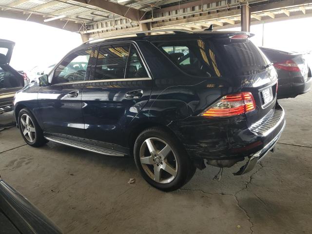 4JGDA5HB2EA311735 - 2014 MERCEDES-BENZ ML 350 4MATIC BLUE photo 2