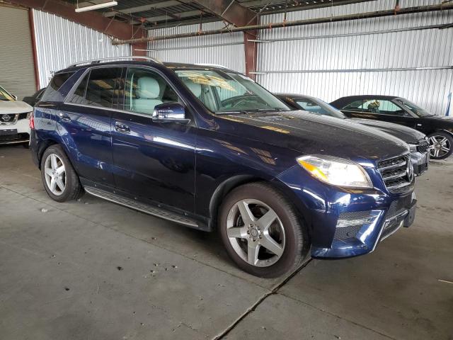 4JGDA5HB2EA311735 - 2014 MERCEDES-BENZ ML 350 4MATIC BLUE photo 4