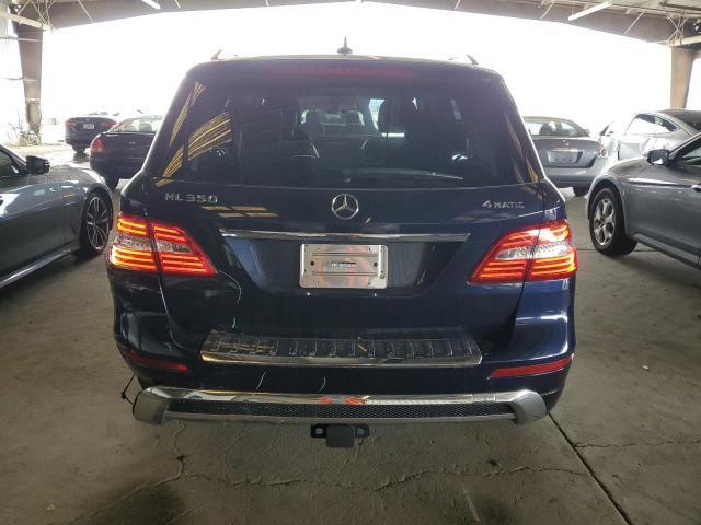 4JGDA5HB2EA311735 - 2014 MERCEDES-BENZ ML 350 4MATIC BLUE photo 6