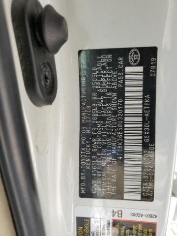 4T1BK36B58U320170 - 2008 TOYOTA AVALON XL BEIGE photo 13