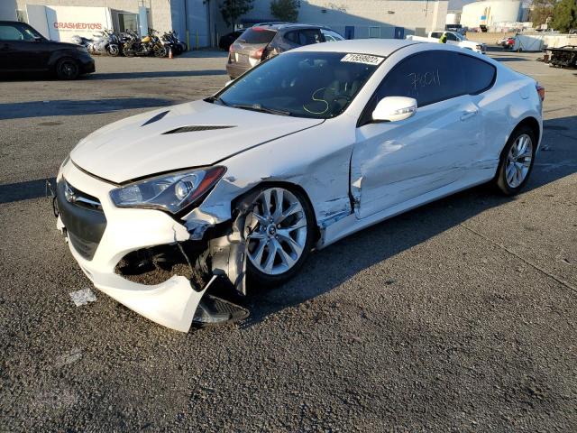 KMHHT6KJ3FU125767 - 2015 HYUNDAI GENESIS CO 3.8L WHITE photo 1