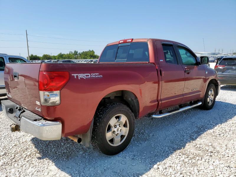 5TBBT54197S454439 - 2007 TOYOTA TUNDRA DOUBLE CAB SR5 BURGUNDY photo 3