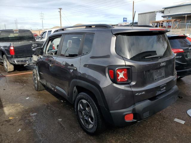 ZACCJBAH9JPH38935 - 2018 JEEP RENEGADE SPORT CHARCOAL photo 2