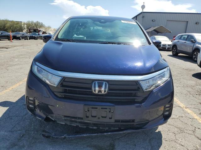 5FNRL6H5XNB015406 - 2022 HONDA ODYSSEY EX BLUE photo 5