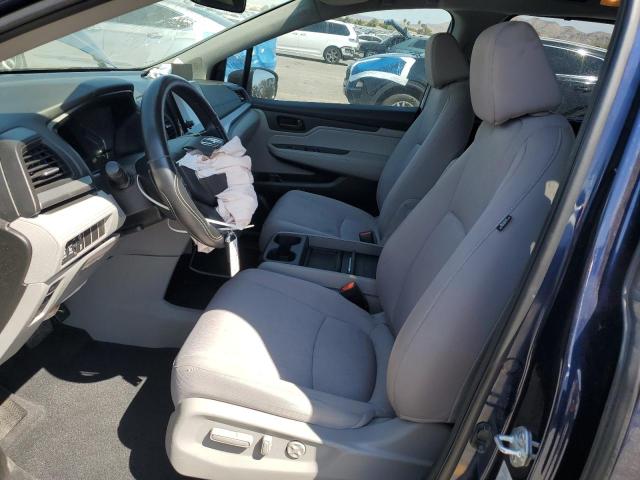 5FNRL6H5XNB015406 - 2022 HONDA ODYSSEY EX BLUE photo 7