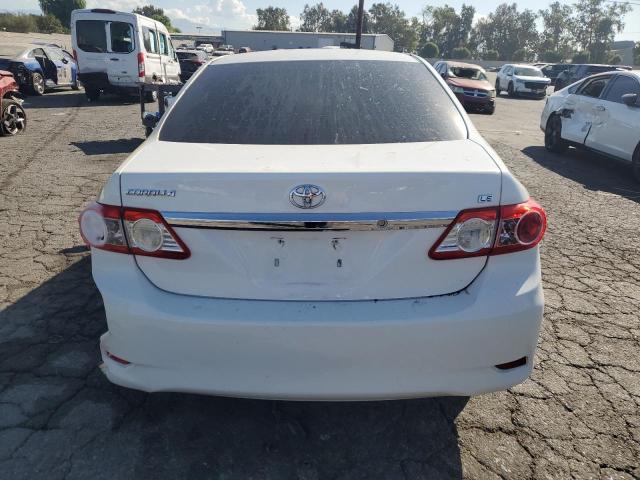 2T1BU4EE9BC636594 - 2011 TOYOTA COROLLA BASE WHITE photo 6