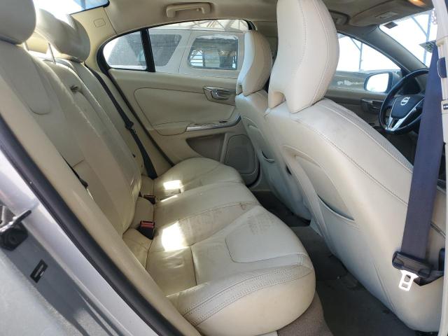 YV1612FS8D2206067 - 2013 VOLVO S60 T5 SILVER photo 10