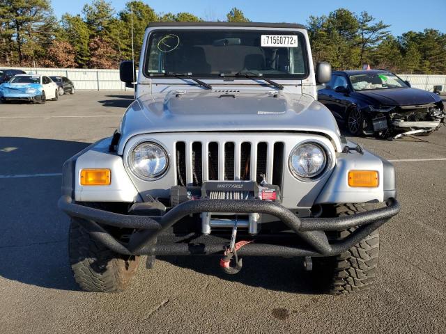 1J4FA39S24P758572 - 2004 JEEP WRANGLER X SILVER photo 5