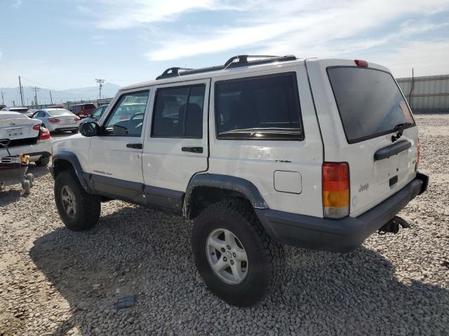 1J4FF48S81L615198 - 2001 JEEP CHEROKEE SPORT WHITE photo 2