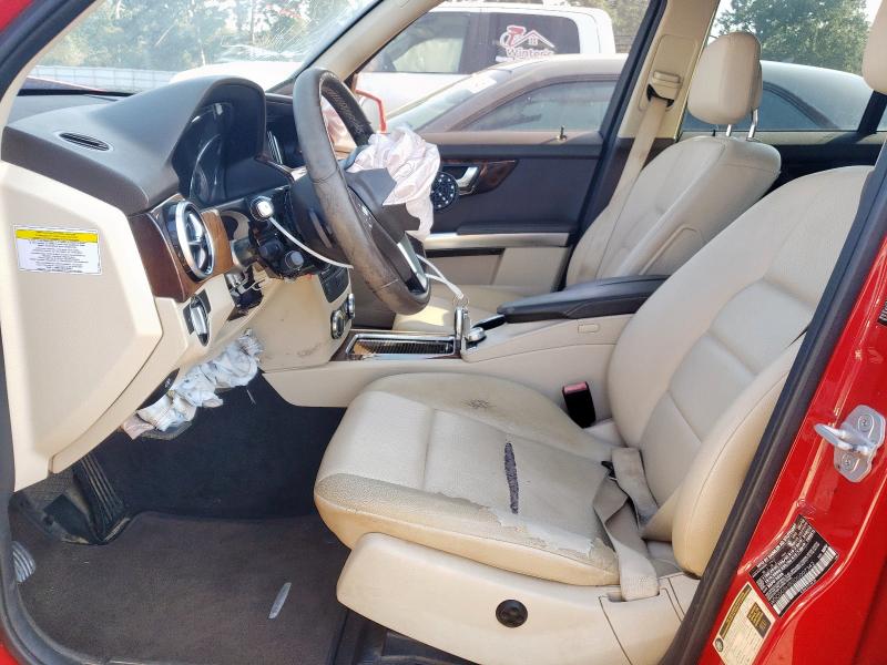 WDCGG5HB0DG007342 - 2013 MERCEDES-BENZ GLK 350 RED photo 7