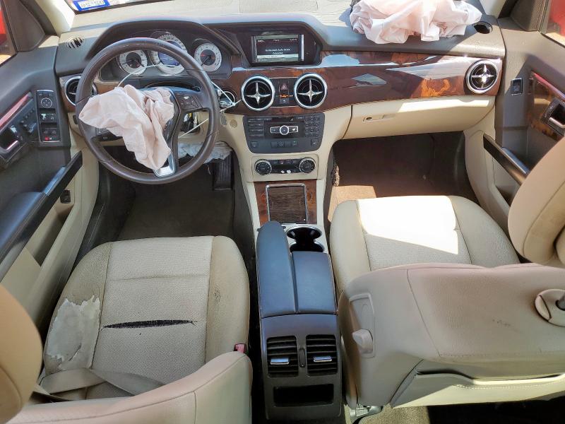 WDCGG5HB0DG007342 - 2013 MERCEDES-BENZ GLK 350 RED photo 8
