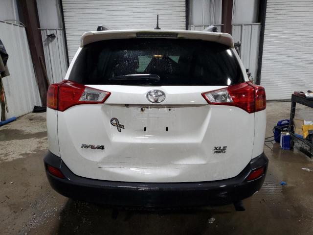 JTMRFREV8ED088889 - 2014 TOYOTA RAV4 XLE WHITE photo 6