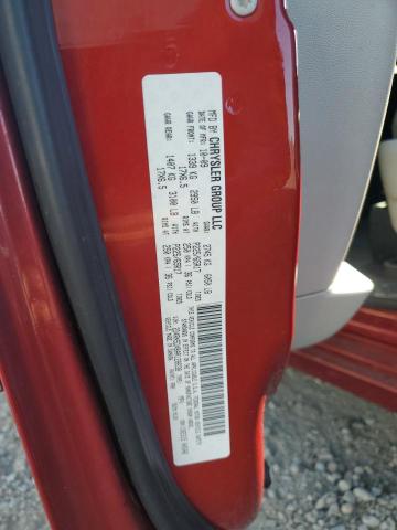 2D4RN5DX8AR128638 - 2010 DODGE GRAND CARAVAN SXT BURGUNDY photo 13