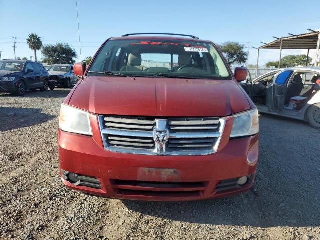 2D4RN5DX8AR128638 - 2010 DODGE GRAND CARAVAN SXT BURGUNDY photo 5