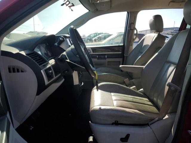 2D4RN5DX8AR128638 - 2010 DODGE GRAND CARAVAN SXT BURGUNDY photo 7