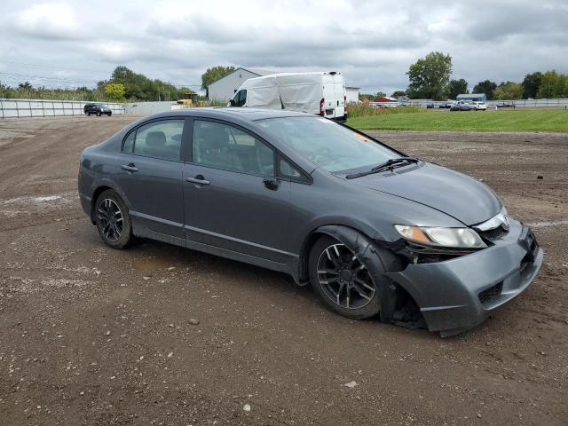 2HGFA16979H324026 - 2009 HONDA CIVIC EXL GRAY photo 4