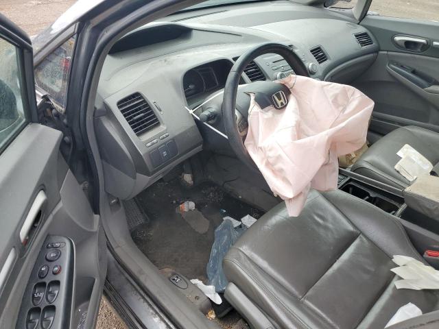 2HGFA16979H324026 - 2009 HONDA CIVIC EXL GRAY photo 8