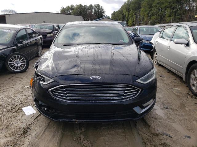 3FA6P0RU0HR254496 - 2017 FORD FUSION TITANIUM HEV BLACK photo 5