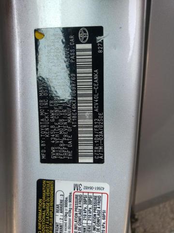 4T1BE46KX7U698769 - 2007 TOYOTA CAMRY CE 银色 照片 12