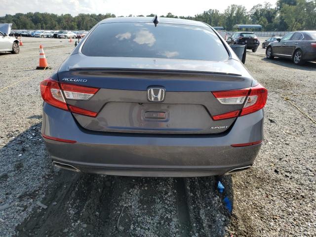 1HGCV1F37KA061401 - 2019 HONDA ACCORD SPORT GRAY photo 6