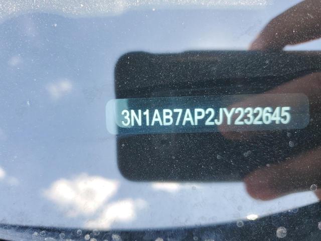 3N1AB7AP2JY232645 - 2018 NISSAN SENTRA S 黑色 照片 12