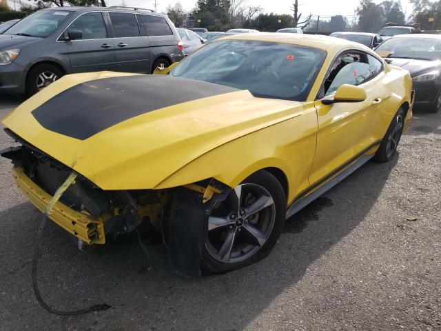1FA6P8AM8G5212010 - 2016 FORD MUSTANG YELLOW photo 1