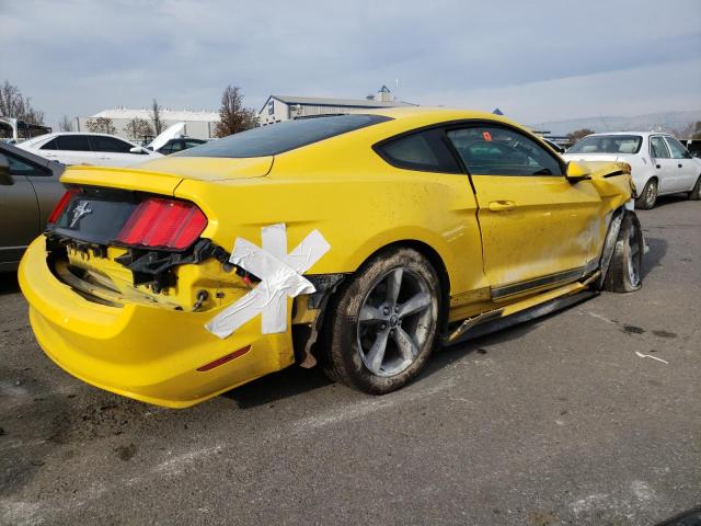 1FA6P8AM8G5212010 - 2016 FORD MUSTANG YELLOW photo 3