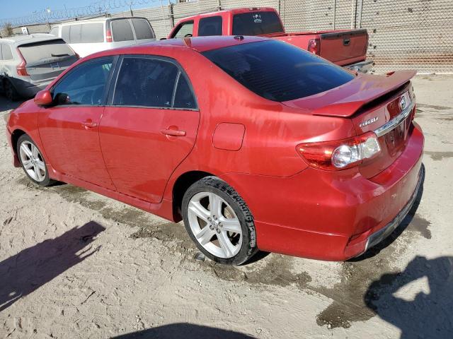 5YFBU4EE1DP215021 - 2013 TOYOTA COROLLA BASE Qırmızı foto 2
