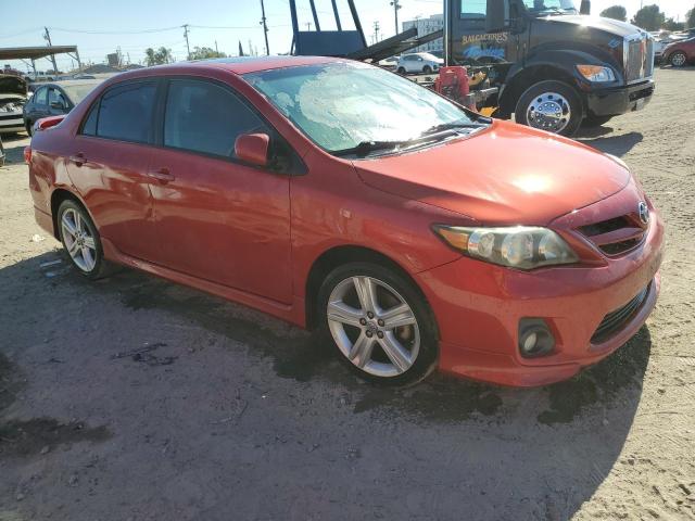 5YFBU4EE1DP215021 - 2013 TOYOTA COROLLA BASE Qırmızı foto 4