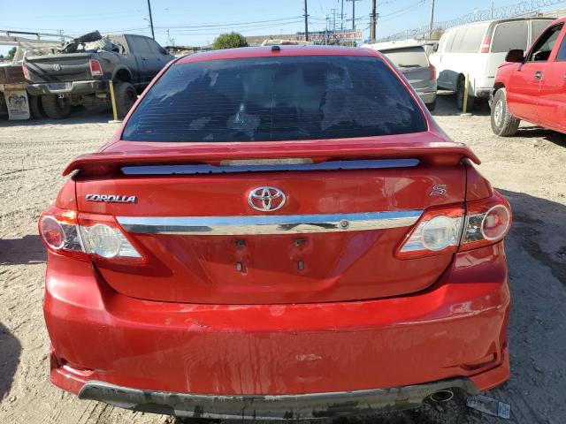 5YFBU4EE1DP215021 - 2013 TOYOTA COROLLA BASE Qırmızı foto 6