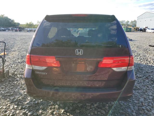5FNRL38249B010101 - 2009 HONDA ODYSSEY LX BURGUNDY photo 6