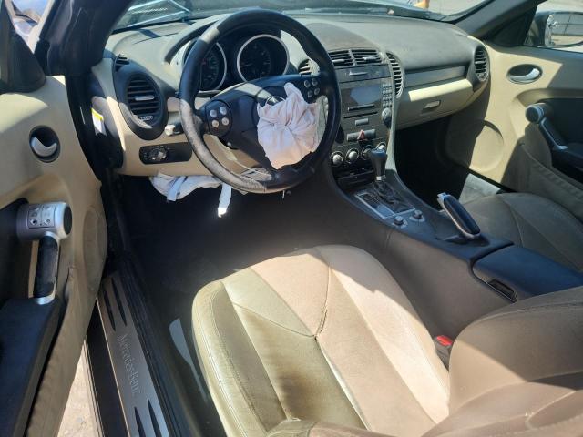 WDBWK56F57F154304 - 2007 MERCEDES-BENZ SLK 350 BLACK photo 8