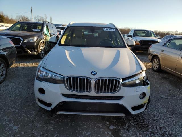 5UXWZ7C34H0V89725 - 2017 BMW X3 SDRIVE28I WHITE photo 5