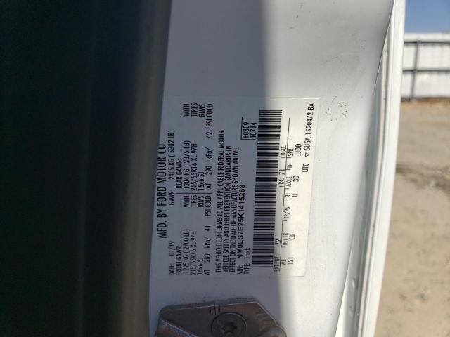 NM0LS7E25K1415268 - 2019 FORD TRANSIT CO XL 白色 照片 13